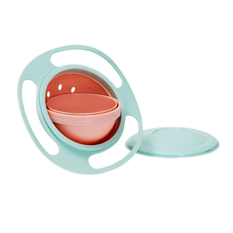360° Rotating Spill-Proof Gyro Bowl